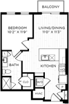 Aura on Lamar A5.7 Floor Plan
